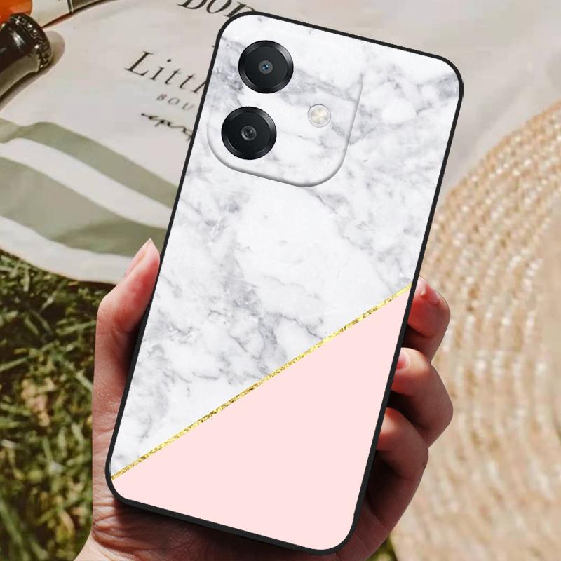Para OPPO A3 A3x Funda Lujosa Cubierta Trasera de Silicona Funda de Teléfono para OPPO A3x 4G 5G Fundas A 3 3x Parachoques Suaves Coque A60 5G Lindas Capas