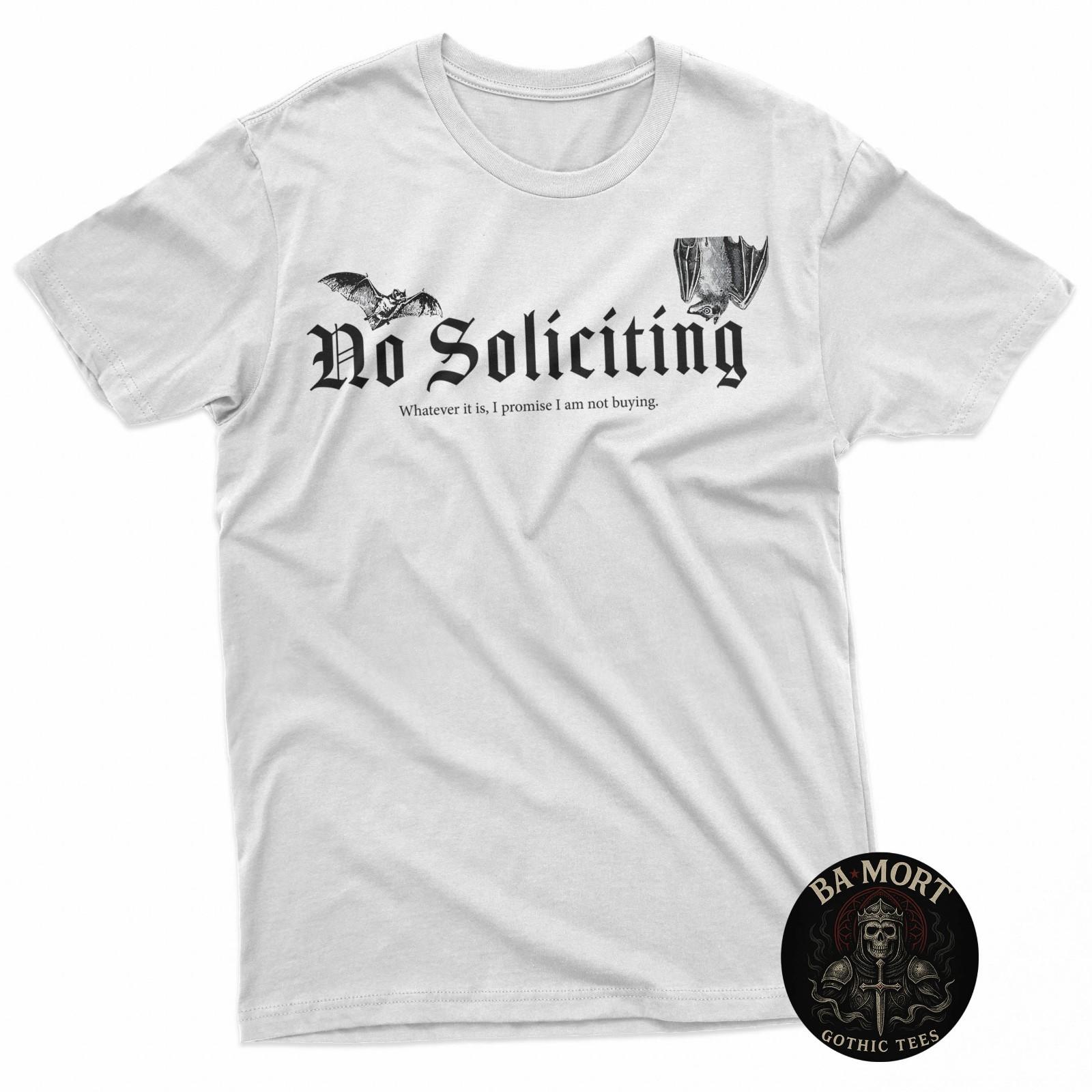 

No Soliciting Vintage Bats T-Shirt 5XL різнокольоровий