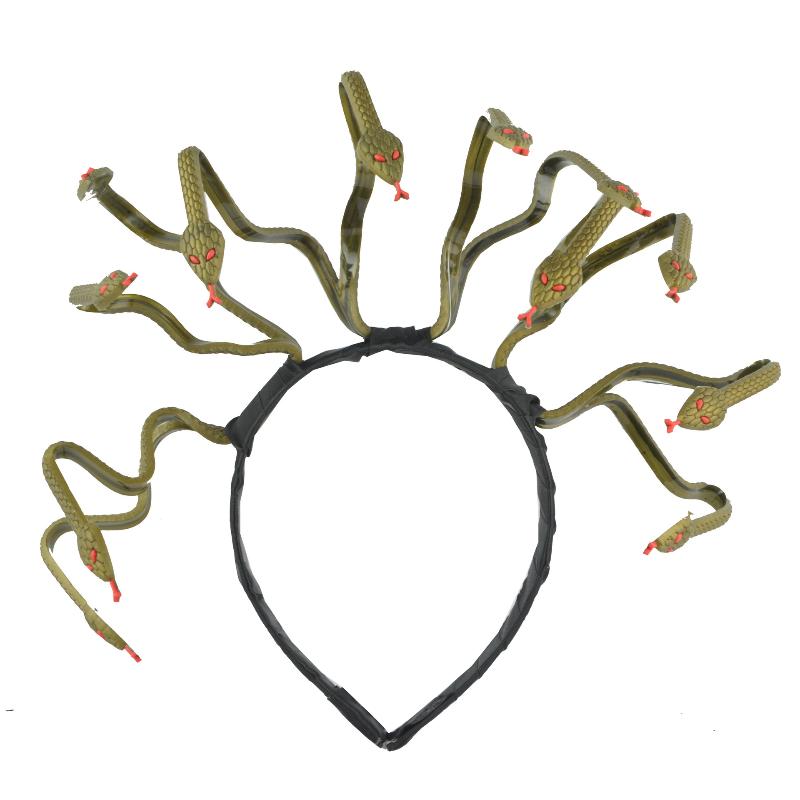 

1Pcs Snake Cosplay Headband For Stage And Costumes Halloween Mardi Gras Party Props Headwear