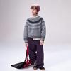 ASK JUNIOR Boys' Fair Isle Knit Sweater