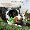 Non Toxic Silicone Carrot Dog Chew Toy Interactive Dog Toy  For Small Medium Dogs