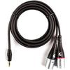 D'Addario Daddario Audio Cable Custom Series PW-MPXLR-06 (Approx. 1.8m Stereo Mini/XLRx2) [Domest...
