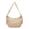 Borsa a tracolla da donna in nylon di grande capacità, borsa a spalla casual multifunzionale, borsa a sacchetto semplice per uso quotidiano, borsa per il pendolarismo