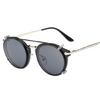 Fashion Round Frame Sunglasses Eyeglasses For Men Women With UV400 Shielding And Outdoor Motorcycling Driving Eyewear