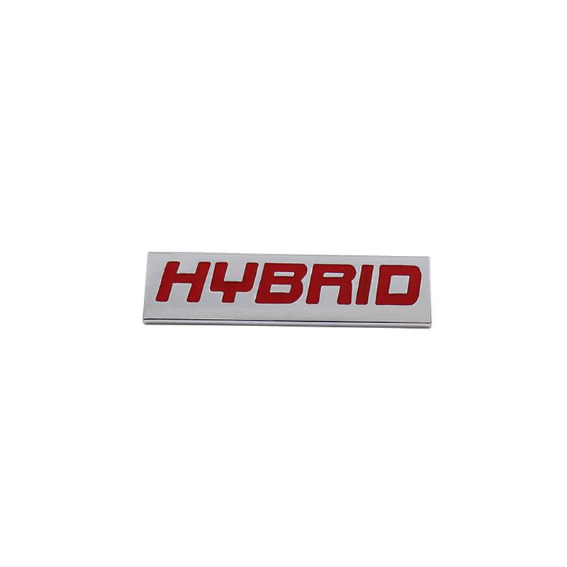 Premium HYBRID for Universal Car Engine Hood Fender Trunk Tail Rear Bonnet Nameplate Decal Emblem Badge Sticker