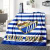 Name Custom Malaga CF Print Flannel Blanket High Quality Warm Comfortable Cover for All Seasons Perfect for Gifts Home Decor