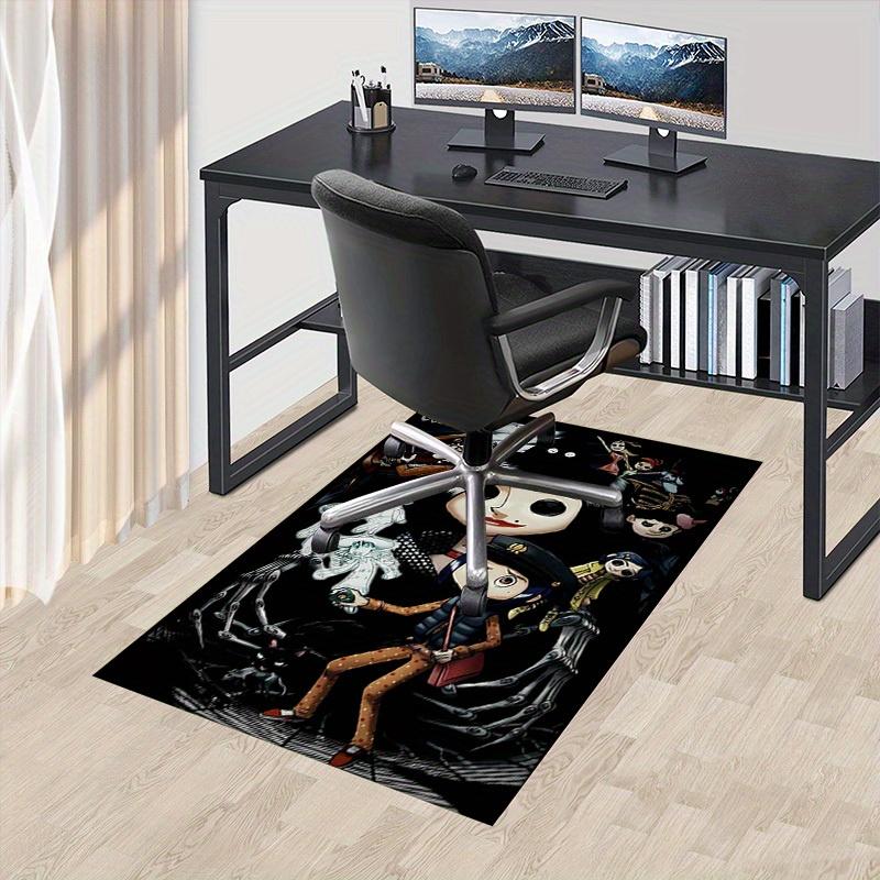 

office carpet: Coraline themed sofa pads - sofa carpet, cute cartoon character decoration, soft plush floor mat for living room, bedroom (Co 60cm by 90cm