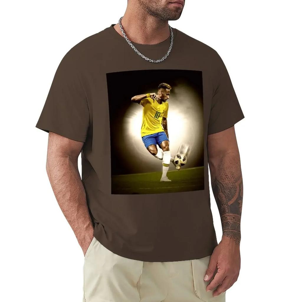 Sports Leisure Eur Size Vintage Tshirt Neymar And Jr Brazil Celebrate Soccer Striker 3 Vintage harajuku clothing
