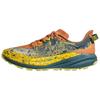 HOKA ONE ONE Speedgoat 6 Cushioning, Wear Resistant Low Top Running Shoes Men's Yellow Orange Sneakers 1147791-TTT