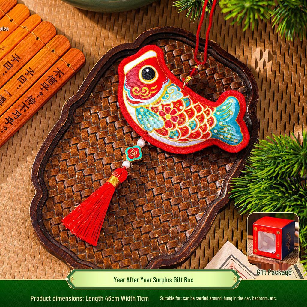 Dragon Boat Festival Handmade Five Poisons Sachet Hanging Ornament - Children's Mugwort Mosquito Repellent Pendant Bag