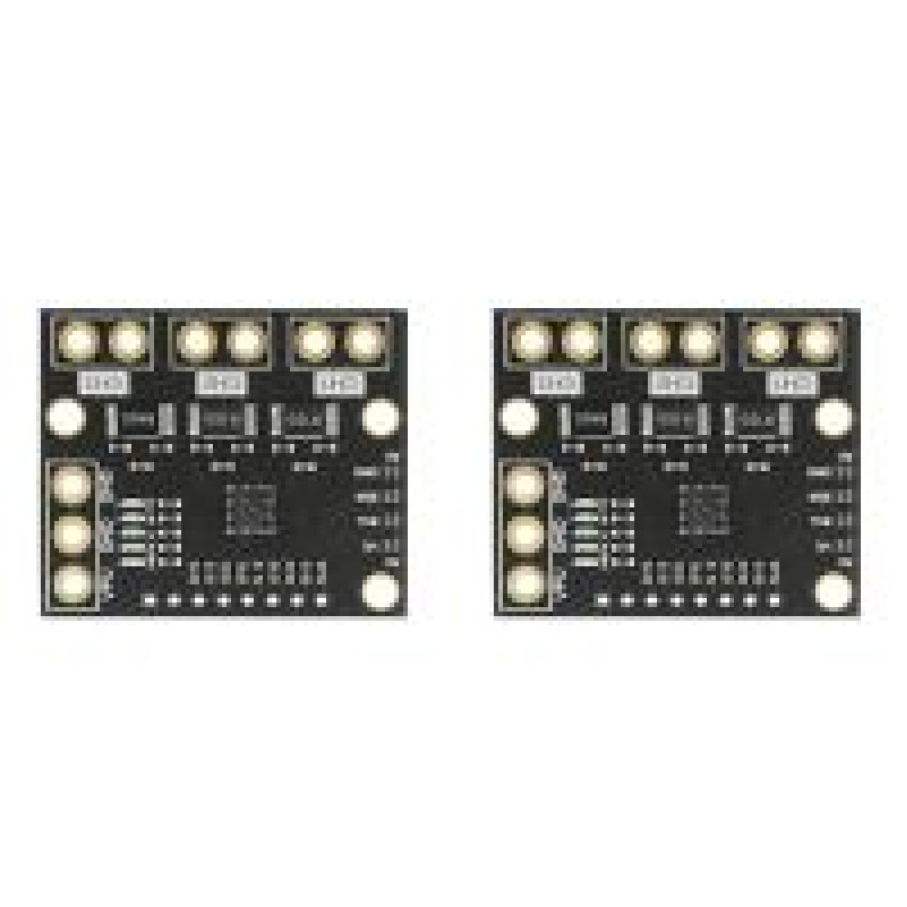 

INA3221 High-Side-Strom-Shunt-Monitor mit Pins, Dreikanalplatine (шварц)