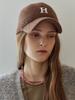 MAXZA H Initial Embroidered Stopper Knit Ball Cap