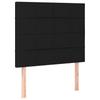 Box Spring Bed with Mattress Black 80 x 200 cm Fabric
