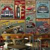 Retro Nostalgic Photo Wallpaper Hand-Painted European Style Classic Car Murals Bar Restaurant Wall Paper For Walls 3d