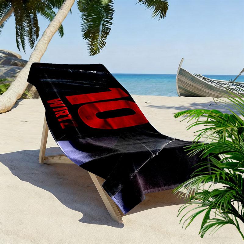 Wirtz Print Beach Towel, Large Soft Quick Dry Towel for Beach Camping Swimming