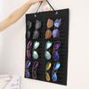 1pc Wall Mounted Black/White Foldable Glasses Storage Bag Sunglasses Glasses Box Hair Accessories Storage Hanging Bag