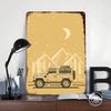 Classic 4x4 Offroad Car Metal Poster Customized Wall Art Retro Vintage Tinplate Signs for Man Cave Gaming Decoration Room House