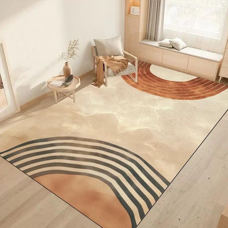 Colorful Geometric Kids Rug Soft Washable Non-Slip - Educational Toddler Playmat for Children's Room Play Area Home Decor MAT