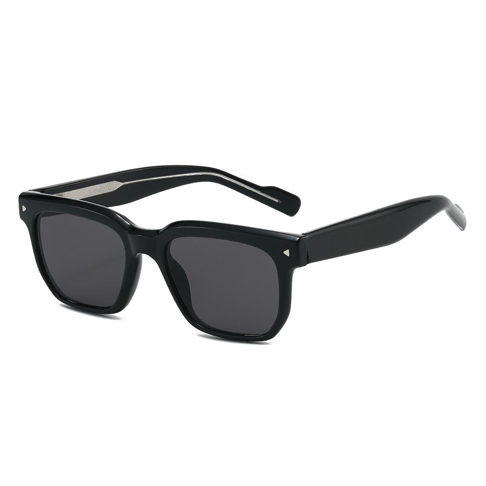 Polarized sunglasses with a square frame and pin-style temples, designed for women, offering UV protection for outdoor use