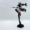 24CM NieR Automata YoRHa Nr. 2 Typ B figma 2B Lebensform Kaine Nier PVC Actionfigur Puppenmodell Sammlerstatue figura Geschenk