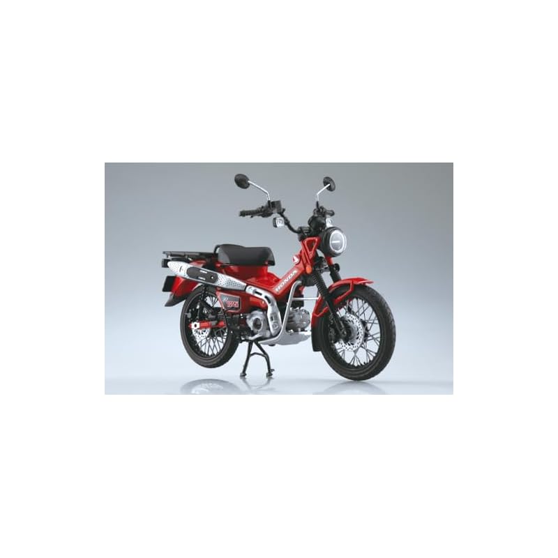 Skynet 1/12 Scale Finished Honda CT125 Hunter Cub Glowing Red
