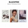 T-shirts/Shorts de sport BLACKPINK Mantra Carte photo officielle
