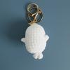 Porte-clés phoques mignons faits main, série animaux marins, crochet, pendentif pour sac, accessoires phoques tricotés en gros