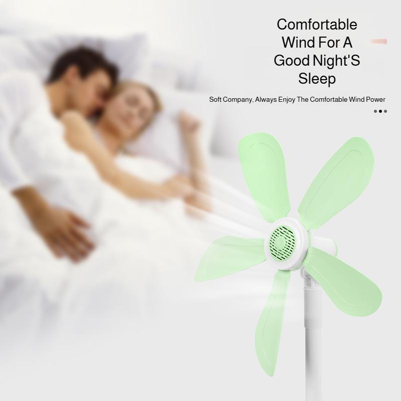 Portable Floor Fan,No Mesh Cover,Timer,Remote Control,Extendable Standing Fan,Plug-In Fan,Suitable For Living Room,Bedroom