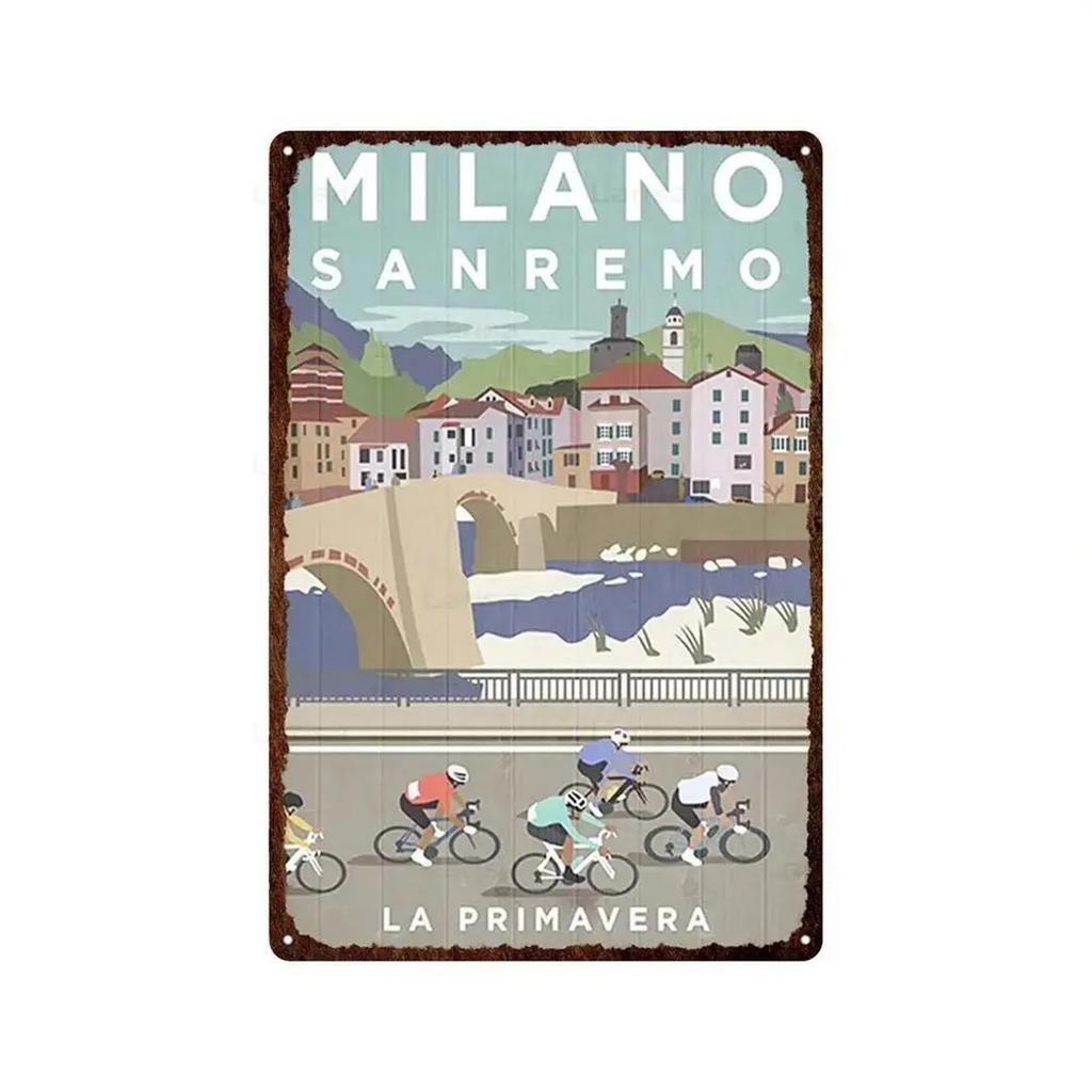France Cycling Metal Tin Signs Plaque Wall Decoration Vintage Art Posters Iron Painting for Man Cave Home Cafe Garden Club Bar