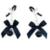 Bowknot Anal Plug & Nipple Clamps with Bells - Cute Flirting Set for Couples