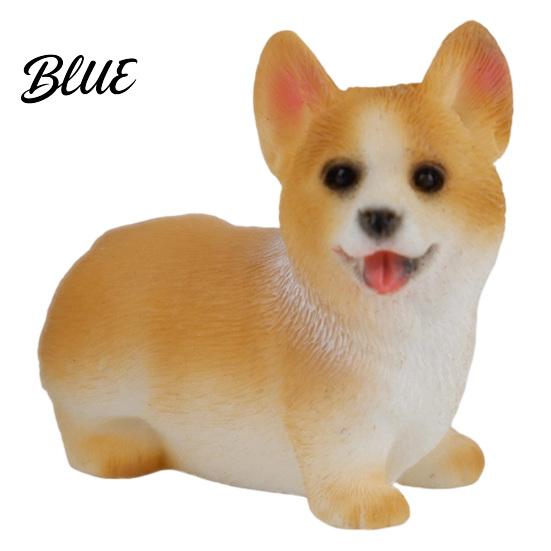 Charming Room Ornaments Cute Puppy Figurine Resin Ornament for Desk And Car Decor Interior Accessories Realistic Dog Figurines Miniature
