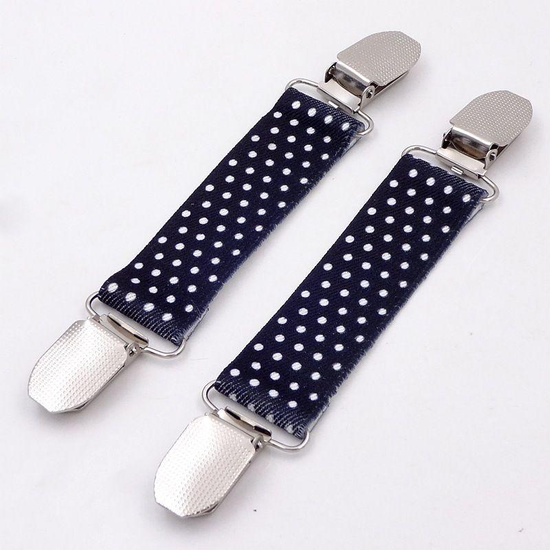 

Amazon s Same Multi-Purpose Glove Clip Sleeve Clip Elastic a Pair of Hairclips Shawl Clip Suspenders Clip 33 Colors Available Black Wave dot One size