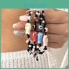 Handcrafted Ceramic Fish Bracelet With Colorful Eyes For Fashion Jewelry