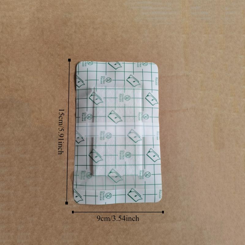 20/50pcs Waterproof Transparent Film Dressing, Self-Adhesive PVC Gauze Bandages with Padding, Ideal for Showering & Water Sports