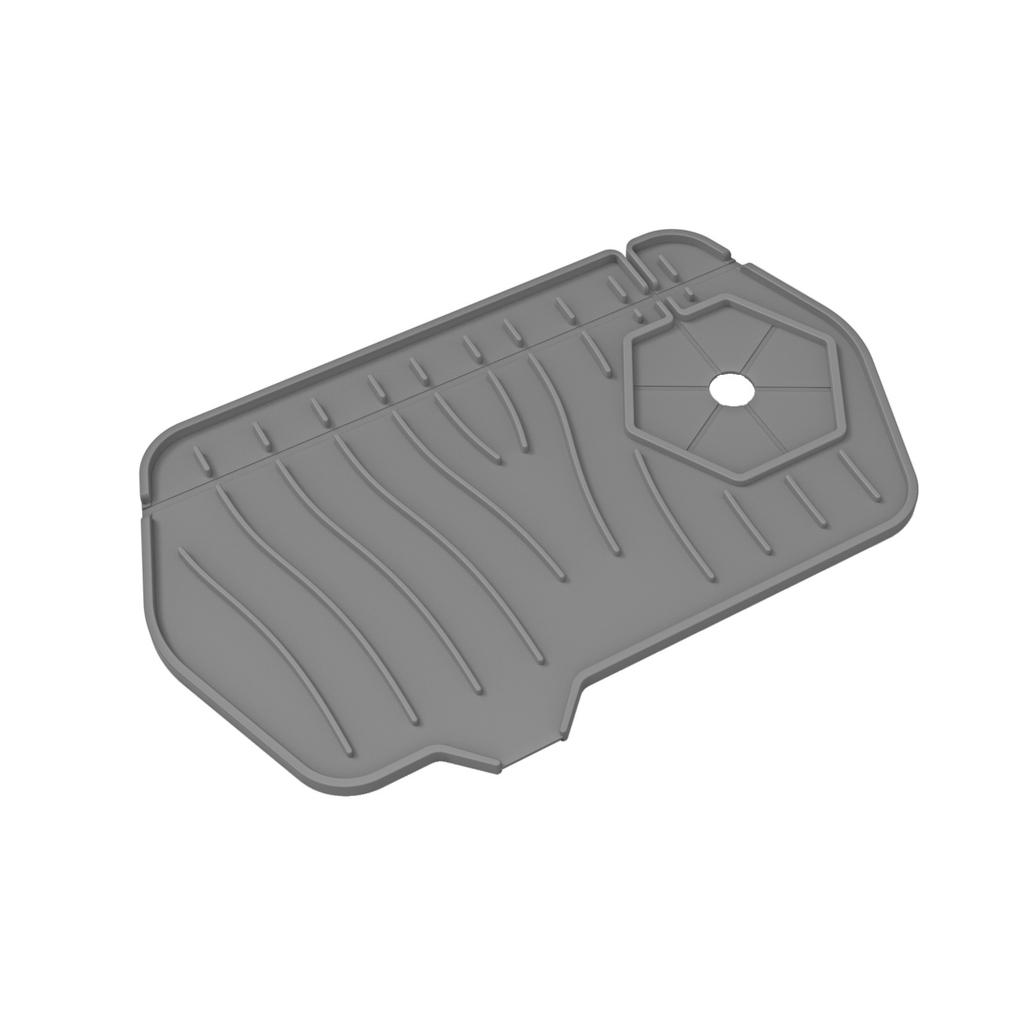 Kitchen Silicone Faucet Mat Sink Splash Guard Faucet Drainage Mat Drying Pad Kitchen Bathroom Double-sided Water Draining Pad