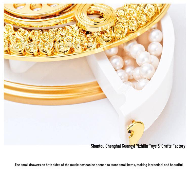 Yi Zhi Lin Retro European Rotary Dial Telephone Music Box - Vintage Home Decoration Display