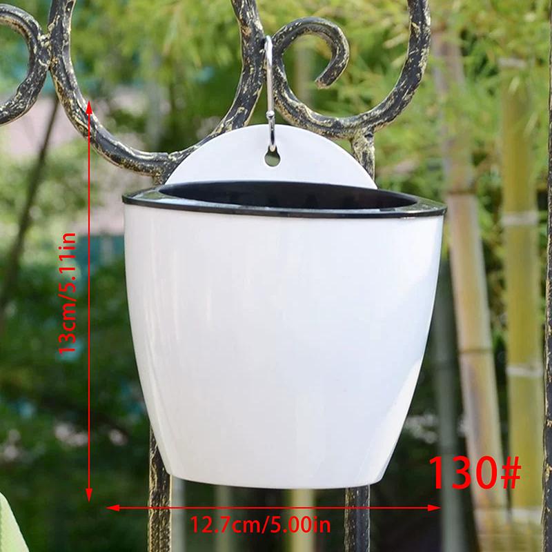 

Настенный подвесной цветочный горшок Автоматический всасывающий цветочный горшок Зеленый цветочный горшок Круглый