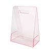 Reusable Waterproof Gift Bag Clear Flower Bouquet Bags Rose Package for Shopping and Gatherings Carry Your Presents