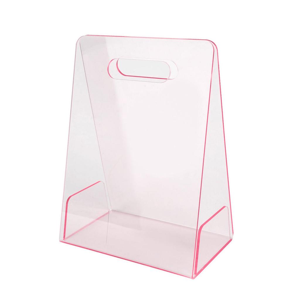 Reusable Waterproof Gift Bag Clear Flower Bouquet Bags Rose Package for Shopping and Gatherings Carry Your Presents