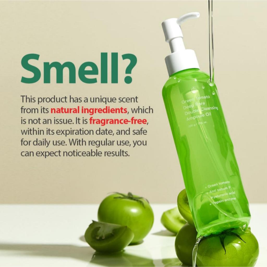 [SUNGBOON EDITOR] Green Tomato Deep Pore Double Cleansing Ampoule Oil 200ml
