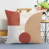 Light Luxury Simple Printed Decorative Pillowcase Bedroom Living Room Square Cushion Pillowcase