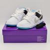 BQ6817-101 SB Dunk Low Laser Blue White Black Grey