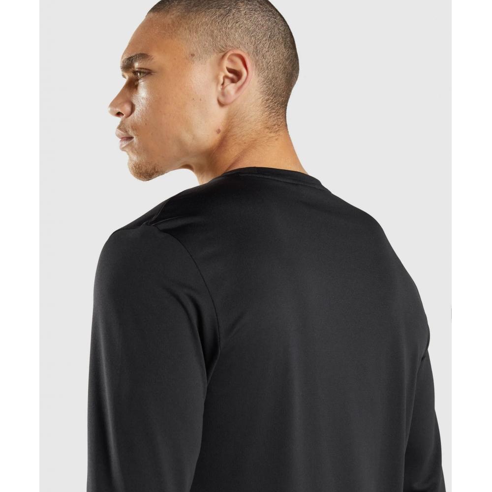 Gymshark Ankunft Langarm T-Shirt Schwarz A2a1h Bbbb