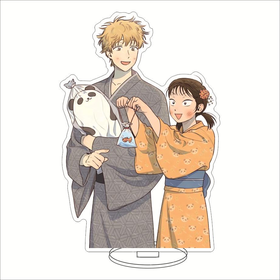 Anime Skip And Loafer Acrylic Stand Model Plate Decoration Desk Figure Display Students Gift Animation Product Ornaments Couple
