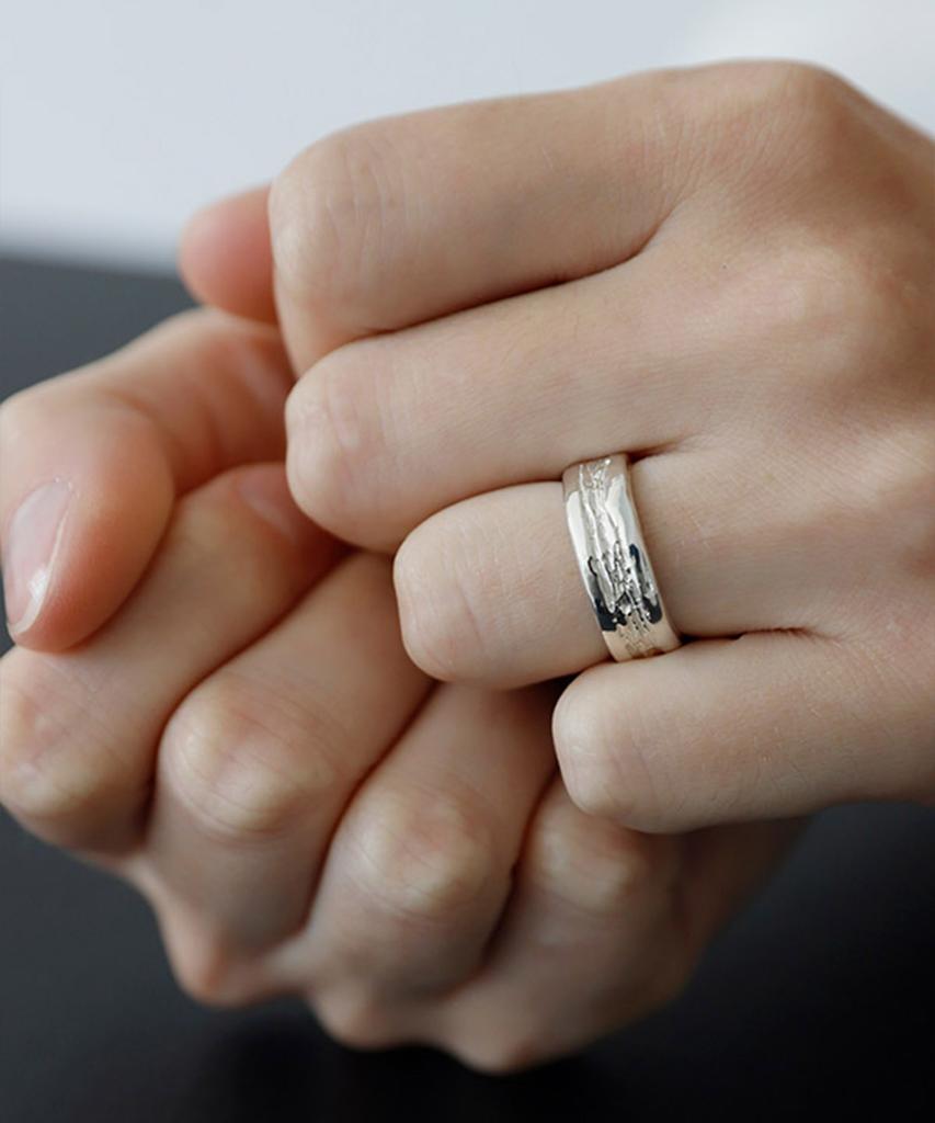 Flit Ocean Current Texture Ring 010