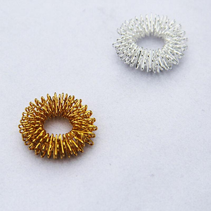 10Pcs/Set  Finger Massage Ring Acupuncture Acupressure Health Care Body Massager