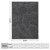 Topography Throw Blanket Soft Blanket Camping Blanket Giant Sofa Blanket