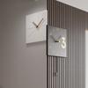 Luxury Wall Clocks Elegant Nordic Interior  Wall Adhesive Watch Unique Luminous Clocks Noiseless Living Room Clock Decoration