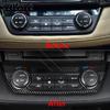 Cadre de boutons de console centrale intérieure couleur fibre de carbone, couvercle doré pour Toyota RAV4 2013 2014 2015 2016 2017 2018
