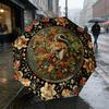 Autumn Squirrel 8 Ribs 3Fold Black Glue Uv Protection Umbrella Sun Protection Rainproof Compact Folding Umbrella For Travel Daily Use C9241279